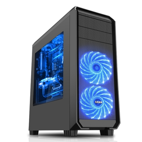 Case máy tính Xigmatek FRONTLINER Đen/Trắng