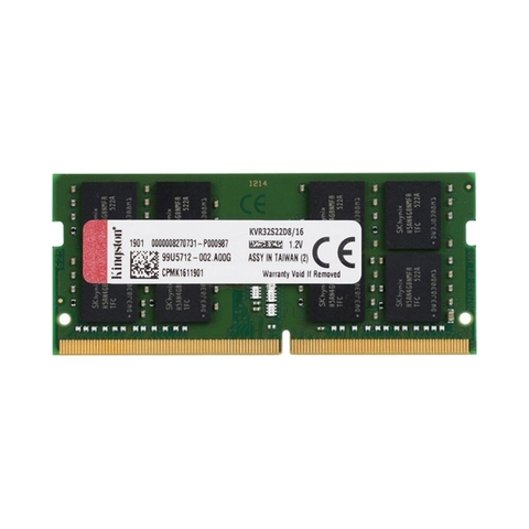 Ram Laptop Kingston DDR4 16GB 3200MHz 1.2v KVR32S22D8/16 | Hàng chính hãng