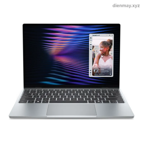 Laptop Dell XPS 13 DX13260 TNR9K (Core 5 320/ 16GB LPDDR5x/ 512GB SSD/ 13.4 inch 2.5K cảm ứng 120Hz/ Win 11 + Office 2024/ Xanh)