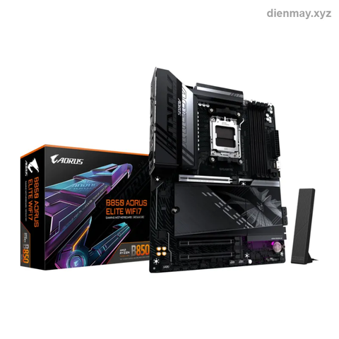 Mainboard Gigabyte B850 AORUS ELITE WIFI7 (AMD B850, Socket AM5, ATX, DDR5) - Build PC gaming AMD AM5 tầm trung - cao