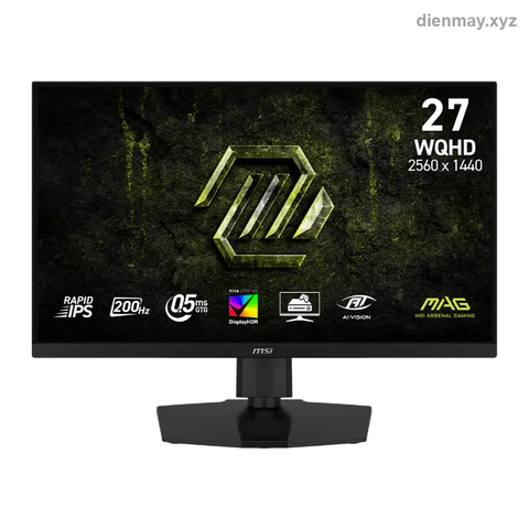 Màn hình Gaming MSI MAG 274QPF E20 27 inch WQHD Rapid IPS 200Hz - Game thủ cần màn hình 2K tần số quét cao, chơi game PC và console