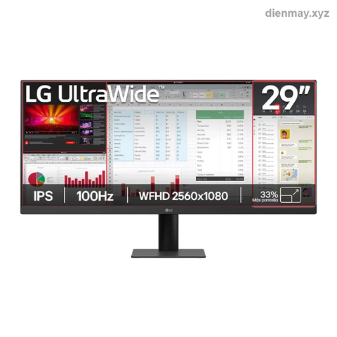 Màn hình LG UltraWide 29U511A-B 29 inch WFHD IPS 100Hz HDR10 - Làm việc đa nhiệm, văn phòng và giải trí