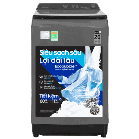 Máy giặt Samsung Ecobubble Inverter 10.5 kg WA10CG5745BDSV | Hàng chính hãng