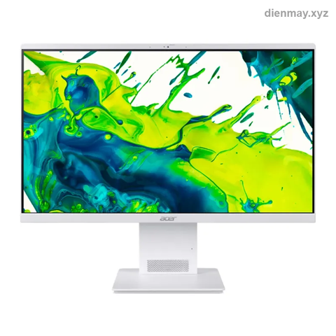 Máy tính All-in-One Acer Aspire S24 S24B (Core Ultra 5 125H/8GB DDR5/512GB SSD/23.8 FHD/Windows 11 Home/Trắng)