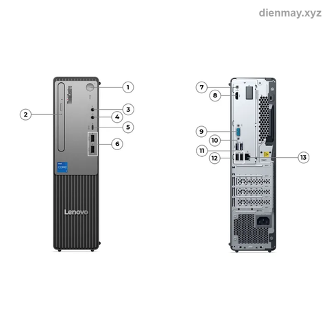 Máy tính để bàn Lenovo ThinkCentre neo 30s Gen 5 13DG0003VN (Core i5-13420H, 16GB, SSD 512GB, Windows 11)