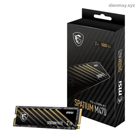 Ổ Cứng SSD MSI SPATIUM M470 PCIe 4.0 NVMe M.2 - Nâng cấp PC gaming, máy trạm cần ổ SSD tốc độ cao