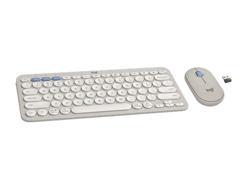 Pebble 2 Combo, Bàn phím Bluetooth Logitech K380s và chuột Logitech M350s - Yên tĩnh, Easy-Switch (920-012191) | Hàng chính hãng