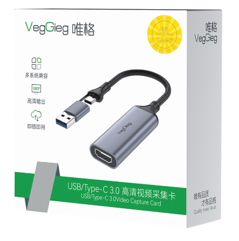USB/Type-C 2 In 1 Video Capture Card - V-Z632 | Hàng chính hãng