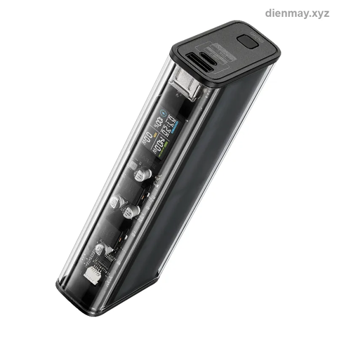 Pin Sạc Dự Phòng Shargeek 140 Đen 20000mAh - Sạc Được Laptop, MacBook
