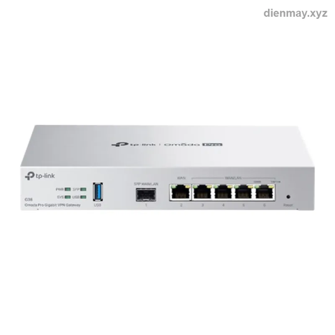Router VPN Gigabit Omada Pro G36 đa WAN hỗ trợ WireGuard - Văn phòng, chi nhánh cần router VPN Gigabit đa WAN
