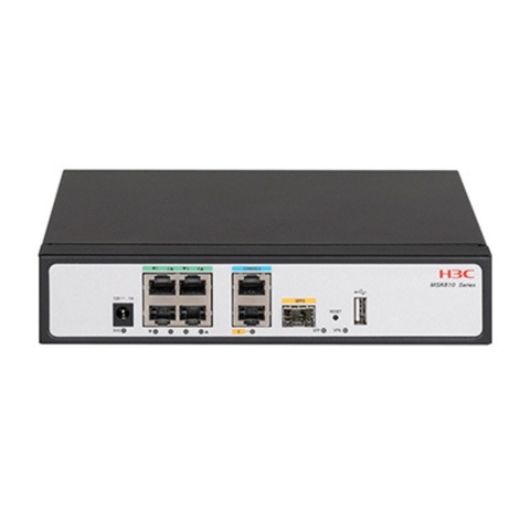 H3C MSR610 Enterprise 6-Port Gigabit Ethernet Router (2GE WAN(1GE+1SFP), 4GE LAN/WAN) | Hàng chính hãng