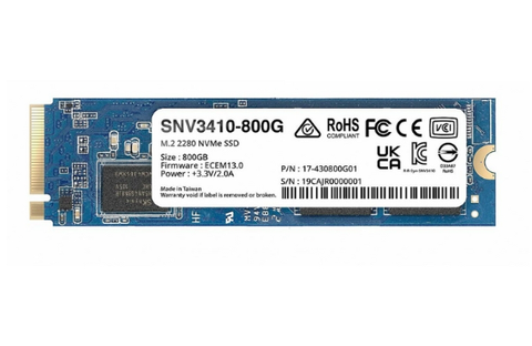 Ổ cứng SSD Synology 800G M.2 2280 NVMe (SNV3410-800G) | Hàng chính hãng