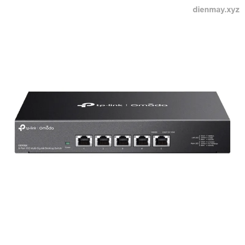 Switch 5 cổng 10G TP-Link Omada DS105X cắm là chạy - Văn phòng, gia đình cần mở rộng cổng mạng đơn giản, cắm là chạy