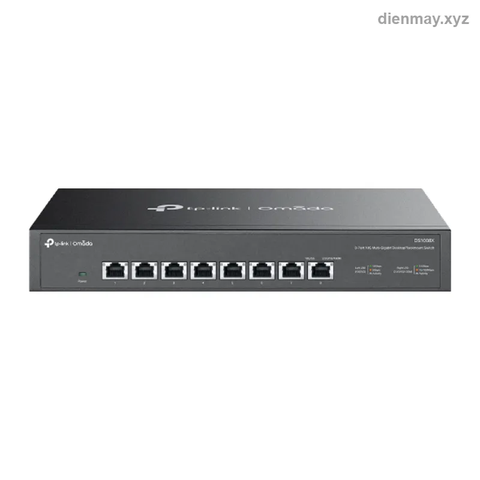 Switch 8 cổng 10G TP-Link Omada DS1008X cắm là chạy - Văn phòng, gia đình cần mở rộng cổng mạng đơn giản, cắm là chạy