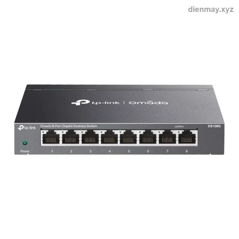 Switch 8 cổng Gigabit TP-Link Omada DS108G cắm là chạy - Văn phòng, gia đình cần mở rộng cổng mạng đơn giản, cắm là chạy