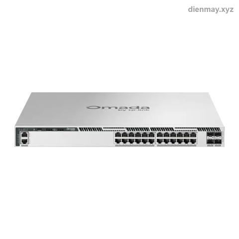 Switch L3 Omada Pro S6500-24G4XF 24 cổng Gigabit + 4 cổng 10G SFP+ - Mạng truy cập doanh nghiệp cần cổng Gigabit và uplink 10G