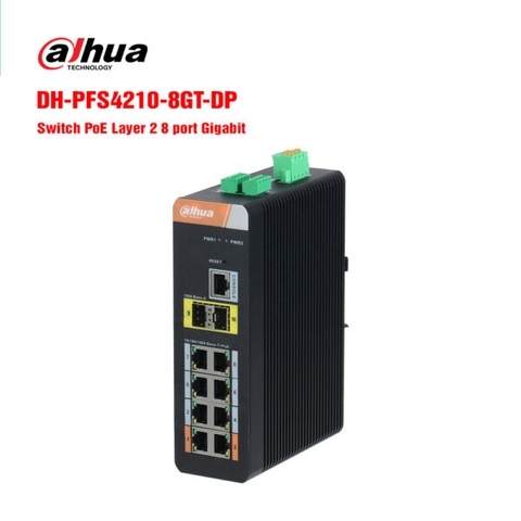 Switch PoE 8 cổng DAHUA DH-PFS4210-8GT-DP | Hàng chính hãng