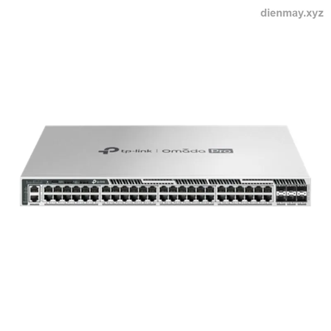 Switch PoE+ L3 Omada Pro S6500-48GP6XF 48 cổng Gigabit + 6 cổng 10G - Tòa nhà, khách sạn cần cấp PoE+ cho nhiều camera và access point