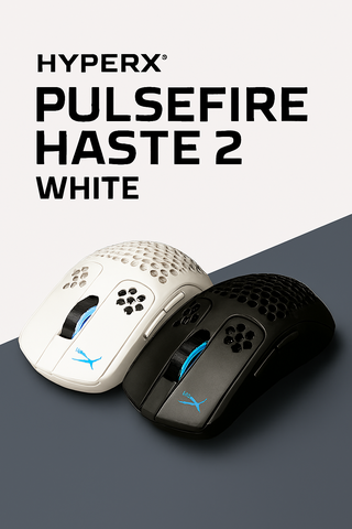 CHUỘT HYPERX PULSEFIRE HASTE II BLACK/WHITE