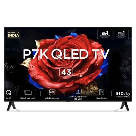 Tivi QLED TCL 4K 43 inch 43P7K Mới 2025 | Hàng chính hãng