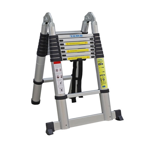 Thang nhôm rút chữ A 5m SUMO ADT808B | Hàng chính hãng