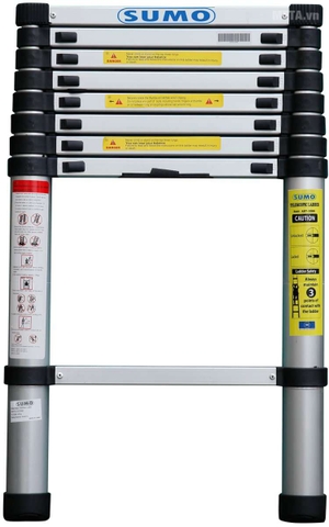 Thang nhôm rút gọn đơn Sumo ADT308B (2.6m) | Hàng chính hãng
