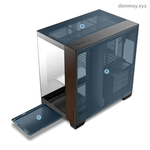 Vỏ Case Antec C8 Wood Full Tower - Kính Cường Lực, Ốp Gỗ