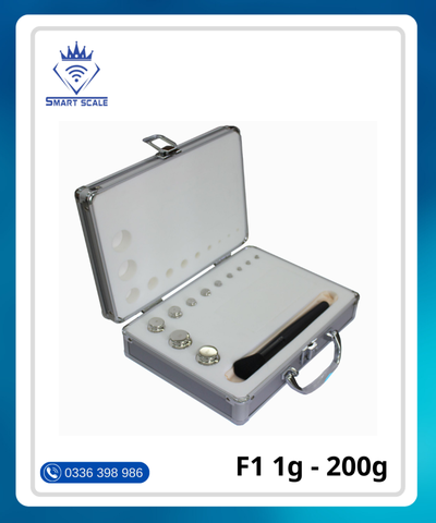 Bộ quả cân F1 từ 1g tới 200g