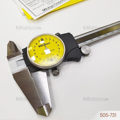 Thước cặp đồng hồ Mitutoyo 505-731 (0 - 200mm)