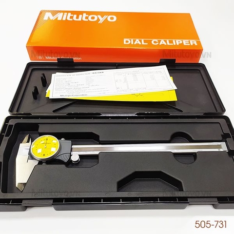 Thước cặp đồng hồ Mitutoyo 505-731 (0 - 200mm)