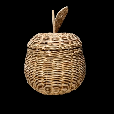 Giỏ Mây Tre Hình Trái Táo