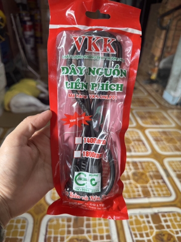 Dây nguồn 3 chấu VKK - 1.2m