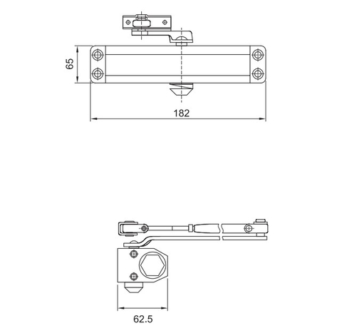 Tay đẩy hơi đa năng Yale 300