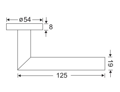 Tay nắm gạt Yale YTL-060 US32D