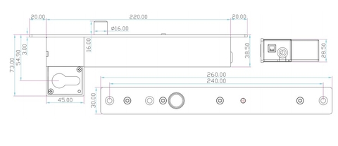 Thân khóa điện A2B-FO/FL-SLTC