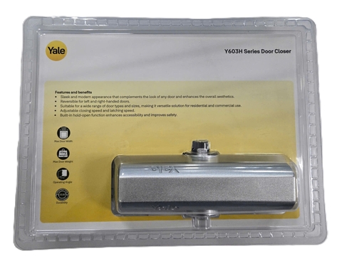 Tay đẩy hơi Yale Y603H, có giữ cửa