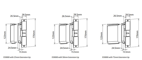 Thân khóa điện TRIMEC ES9000