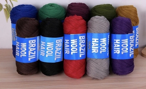 Len làm tóc búp bê Brazil