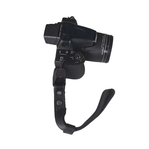 Dây chất da đeo cổ tay máy ảnh MIDIKI lõi dù cao cấp phù hợp hầu hết các dòng Canon Nikon Sony Fujil