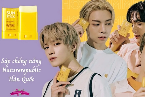 Sáp Chống Nắng Hàn Quốc Nature Republic California Aloe Fresh Powdery Sun Stick SPF50+PA+++ 24g 1