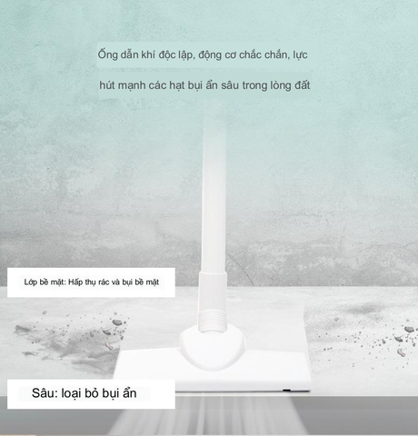 Máy hút bụi trắng cầm tay kaisa villa cho gia đình lực hút lớn, tiếng ồn thấp, siêu tiện lợi