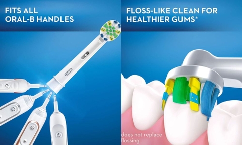 Bộ 5 đầu bàn chải thay thế bàn chải điện Oral B Power Toothbrush Floss Action Refills