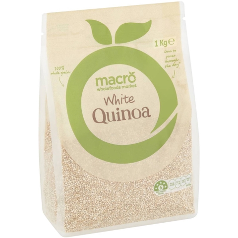 Hạt diêm mạch Quinoa Macro white quinoa trắng giàu dinh dưỡng - rất tốt cho trẻ ăn dặm, người ăn chay 1 kg