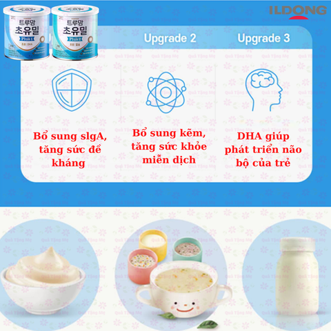 Sữa non Hàn Quốc Ildong số 2 bổ sung dinh dưỡng cho trẻ từ 1 đến 9 tuổi 90g