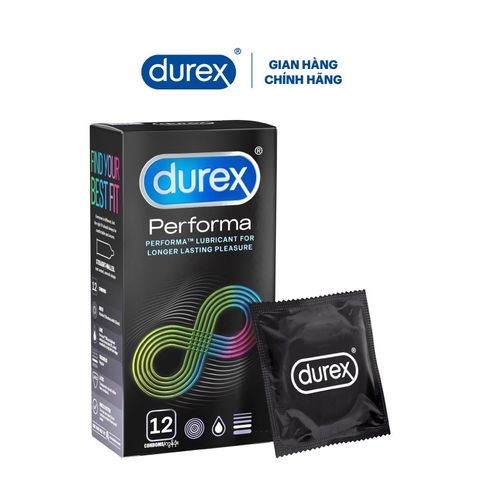 Bao cao su Durex Performa hộp 12 cái