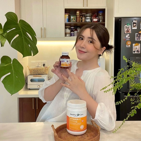 Viên nhai Vitamin C 500mg Chewable Healthy Care hỗ trợ làm đẹp da, tăng đề kháng 500 viên
