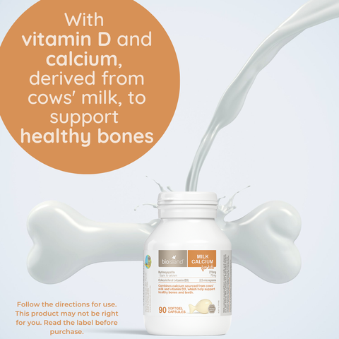 Viên canxi sữa bioisland milk calcium cho trẻ từ 6 tháng trở lên hộp 90 viên