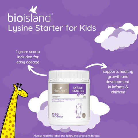Bio Island Lysine Starter For Kids 150g Oral Powder