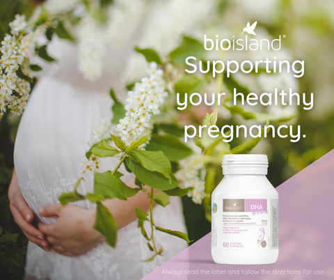 Bio Island DHA for Pregnancy bổ sung DHA cho từ 10 tuần tuổi trong bụng mẹ