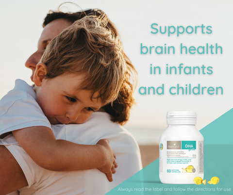 Dầu cá dha bio island for kids phát triển trí não cho bé hộp 60 viên